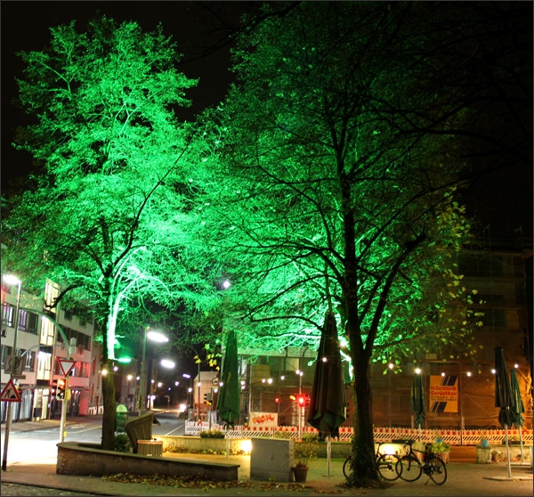 50W LED SMD FLUTER GRÜN GARTENSTRAHLER GARTEN BELEUCHTUNG BAUM PFLANZEN