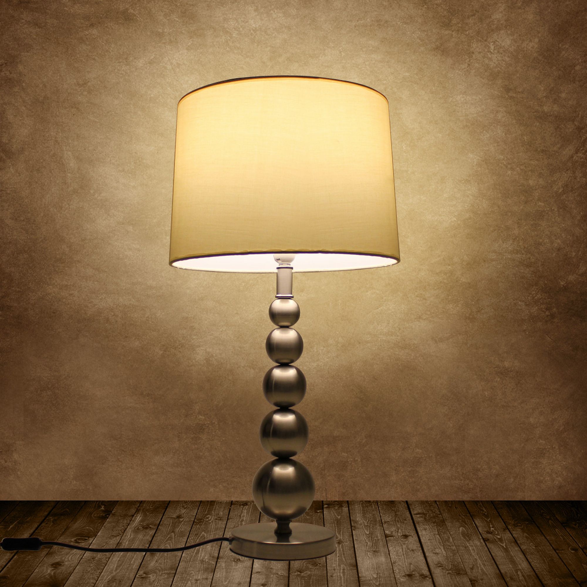 Große Design Tischlampe Höhe 70cm Ø36cm Tischleuchte ...