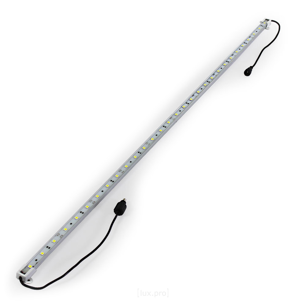 Lux.pro 100cm Alu LED-Lichtleiste Warmweiß Unterbauleuchte Leiste Strip 12V SMD