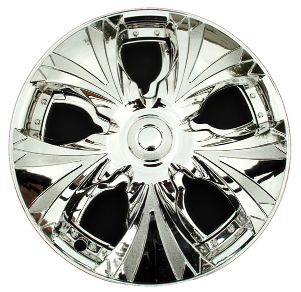 Spinning Wheel Hubcaps Chrome 15" eBay