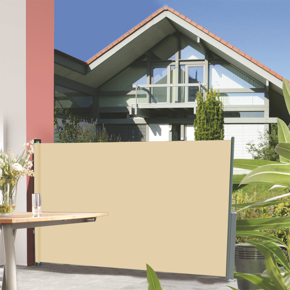 NEU HOLZ® Seitenmarkise 180x300cm Sichtschutz Sonnenschutz Seitenwand Sichtschutz Holz HOhe 160 Cm ~ NEU HOLZ® Seitenmarkise 180x300cm Sichtschutz Sonnenschutz Seitenwand